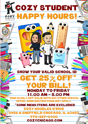 Cozy noodle and rice